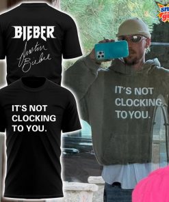 Justin Bieber “It’s Not Clocking To You” Limited Edition T-Shirt