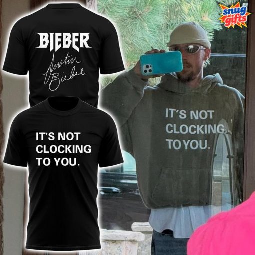 Justin Bieber “It’s Not Clocking To You” Limited Edition T-Shirt