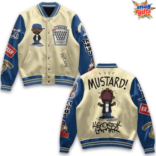 Kendrick Lamar Mustard Limited Edition Varsity Jacket