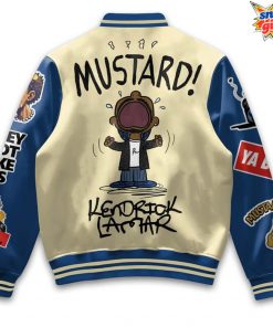 Kendrick Lamar Mustard Limited Edition Varsity Jacket 4