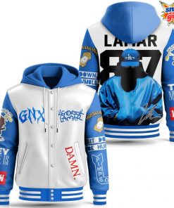 Kendrick Lamar West Coast Tribute Hooded Varsity Jacket