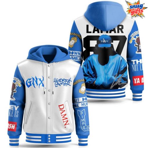 Kendrick Lamar West Coast Tribute Hooded Varsity Jacket