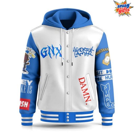 Kendrick Lamar West Coast Tribute Hooded Varsity Jacket
