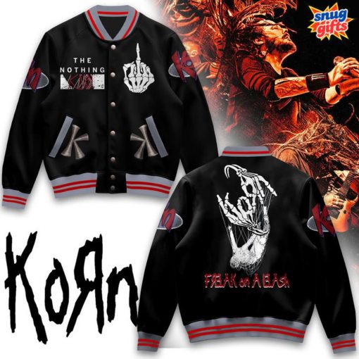 Korn Freak On a Leash The Nothing Edition Varsity Jacket