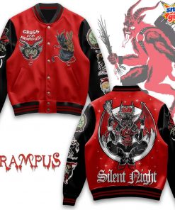 Krampus Silent Night Varsity Jacket