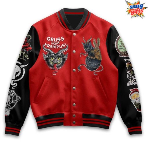 Krampus Silent Night Varsity Jacket