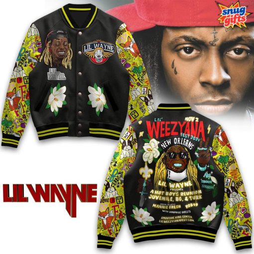 Lil Wayne Weezyana Fest 2024 New Orleans Varsity Jacket