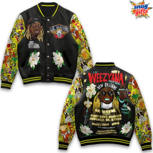 Lil Wayne Weezyana Fest 2024 New Orleans Varsity Jacket