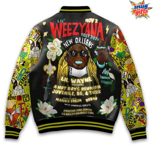 Lil Wayne Weezyana Fest 2024 New Orleans Varsity Jacket