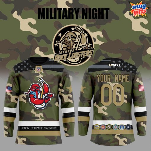 Lobsters x Military Night 2025 Camo Hockey Jersey