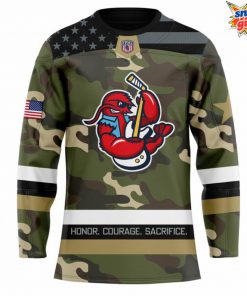 Lobsters x Military Night 2025 Camo Hockey Jersey