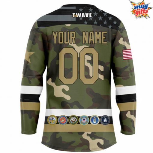 Lobsters x Military Night 2025 Camo Hockey Jersey