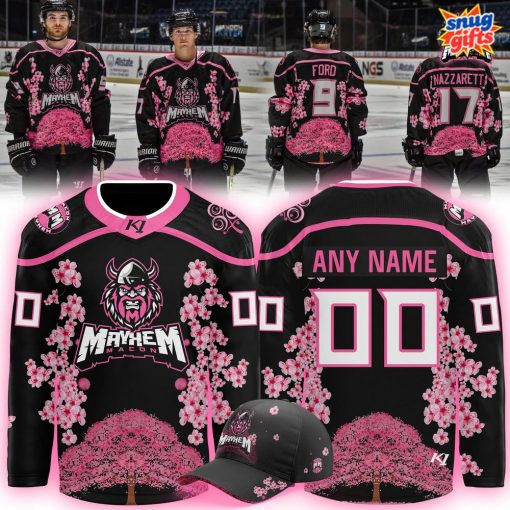 Mayhem x Cherry Blossom 2025 Limited Edition Hockey Jersey