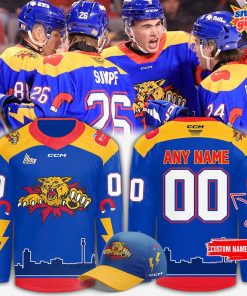 Moncton Wildcats Thunder Claw Limited Edition Hockey Jersey