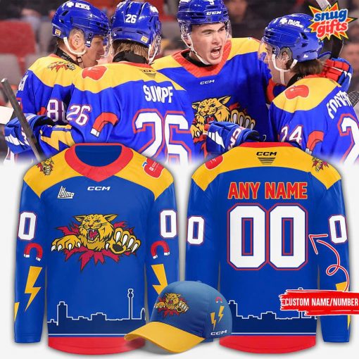 Moncton Wildcats Thunder Claw Limited Edition Hockey Jersey