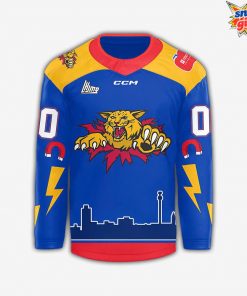 Moncton Wildcats Thunder Claw Limited Edition Hockey Jersey