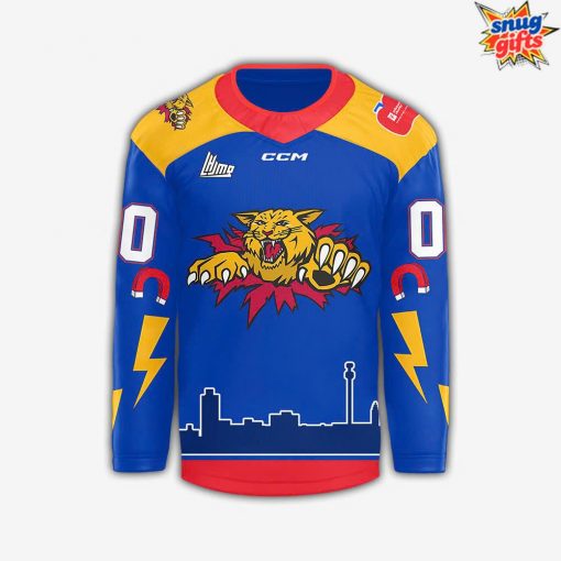 Moncton Wildcats Thunder Claw Limited Edition Hockey Jersey