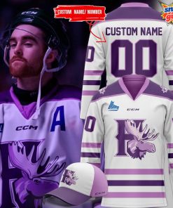 Mooseheads Fight Cancer Night 2025 Hockey Jersey