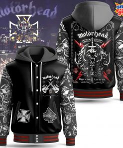 Motörhead 1975 – 2025 Anniversary Tribute Hooded Varsity Jacket