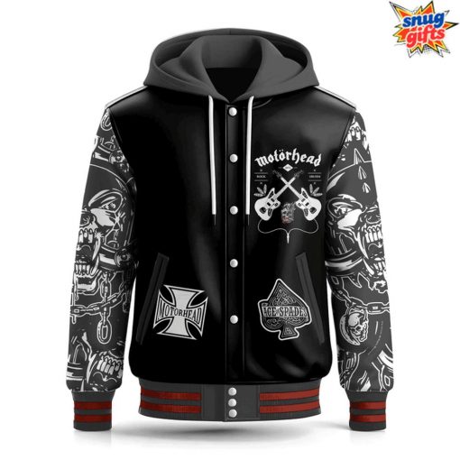 Motörhead 1975 – 2025 Anniversary Tribute Hooded Varsity Jacket