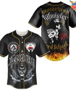 Motörhead Lemmy Kilmister Old School Baseball Jersey