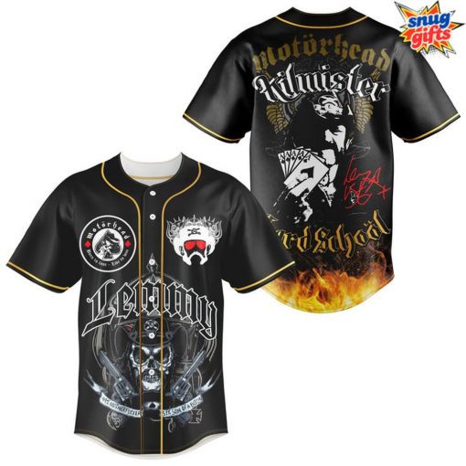 Motörhead Lemmy Kilmister Old School Baseball Jersey