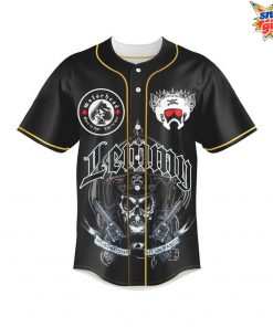 Motörhead Lemmy Kilmister Old School Baseball Jersey