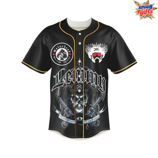 Motörhead Lemmy Kilmister Old School Baseball Jersey