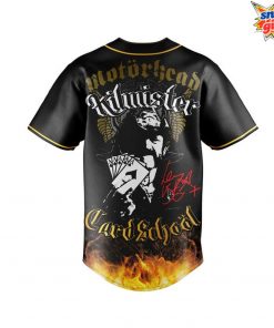 Motörhead Lemmy Kilmister Old School Baseball Jersey 3