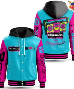 New Kids On The Block Blockhead Ambassador Hooded Varsity Jacket