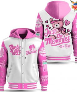 Nicki Minaj Pink Friday 2 Barbie Hooded Baseball Jacket
