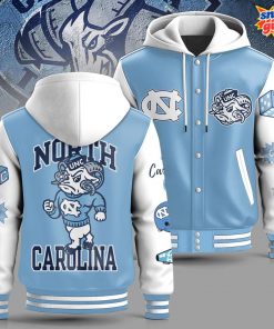 North Carolina Tar Heels Classic College Hooded Baseball Jacket