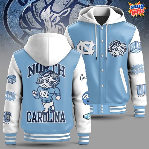 North Carolina Tar Heels Classic College Hooded Baseball Jacket