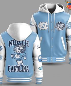 North Carolina Tar Heels Classic College Hooded Baseball Jacket