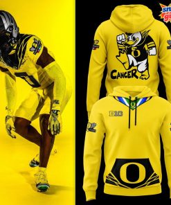 Oregon Ducks Stomp Out Cancer 2024 Hoodie