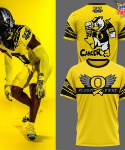 Oregon Ducks Stomp Out Cancer 2024 T-Shirt