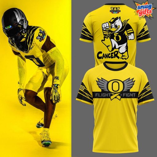 Oregon Ducks Stomp Out Cancer 2024 T-Shirt
