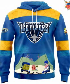 Pensacola Ice Flyers x SpongeBob Night 2025 Hoodie