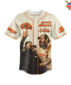 Post Malone x Jelly Roll Big Ass Stadium Tour Custom Baseball Jersey 3