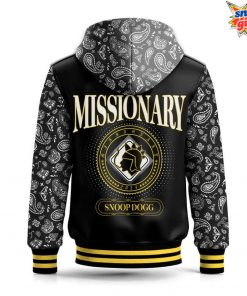 Snoop Dogg Missionary Smoke Weed Everyday Hooded Varsity Jacket 4