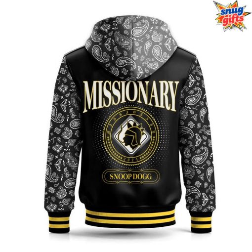 Snoop Dogg Missionary Smoke Weed Everyday Hooded Varsity Jacket
