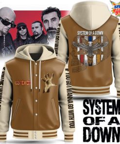 System of a Down Toxicity Tribute Special Hooded Baseball Jacket