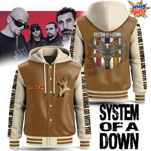 System of a Down Toxicity Tribute Special Hooded Baseball Jacket