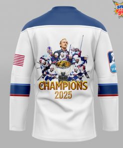 Team USA 2025 IIHF Women's World Champions Hockey Jersey 1