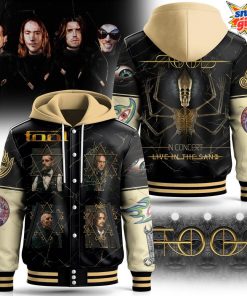 Tool Live in the Sand Concert 2025 Hooded Varsity Jacket