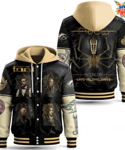Tool Live in the Sand Concert 2025 Hooded Varsity Jacket