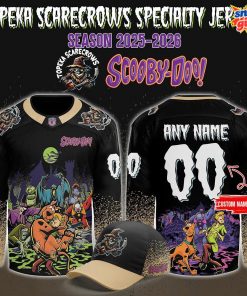 Topeka Scarecrows Scooby-Doo Night 2025 Special Hockey Jersey