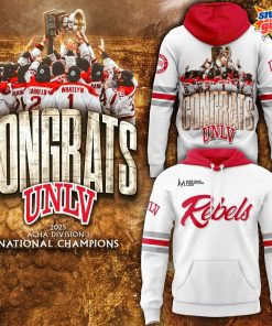 UNLV Rebel Hockey National Champions 2025 Hoodie