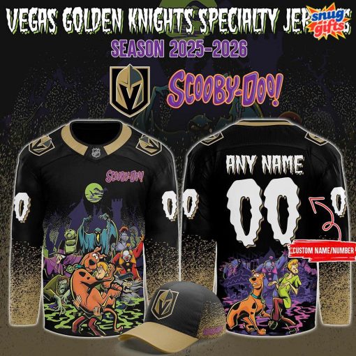 Vegas Golden Knights x Scooby-Doo Night 2025 Hockey Jersey
