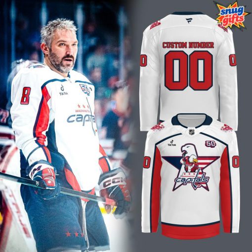 Washington Capitals 50th Anniversary Special Hockey Jersey